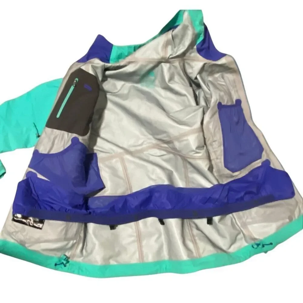 Womens The North Face Jacket Brigandine Ski Coat Full Zip Steep Series Medium